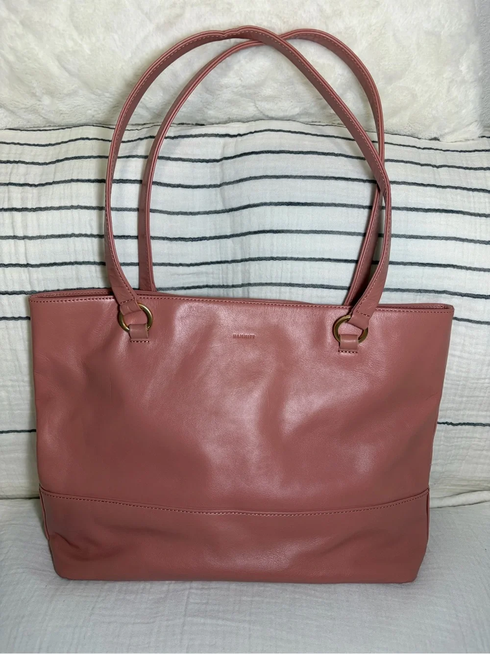 Hammitt Andersen Leather Tote Bag Pink Sands